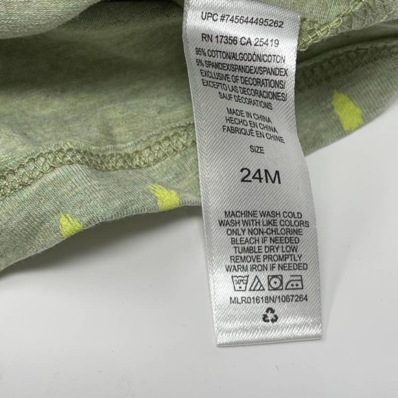 Focus Kids Girls Green Ruffle Shoulder Shorts Snap Closure Romper 24 Months - Picture 5 of 8